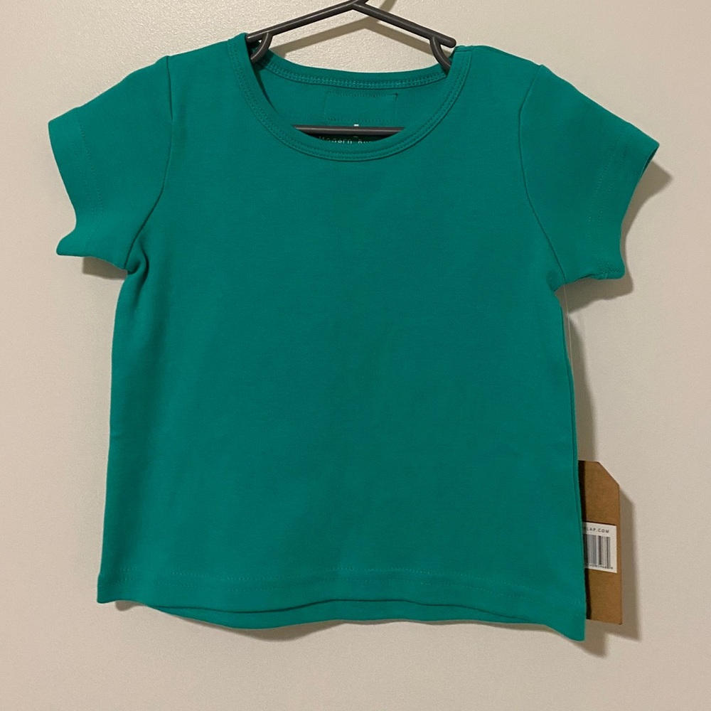 Modern burlap tee